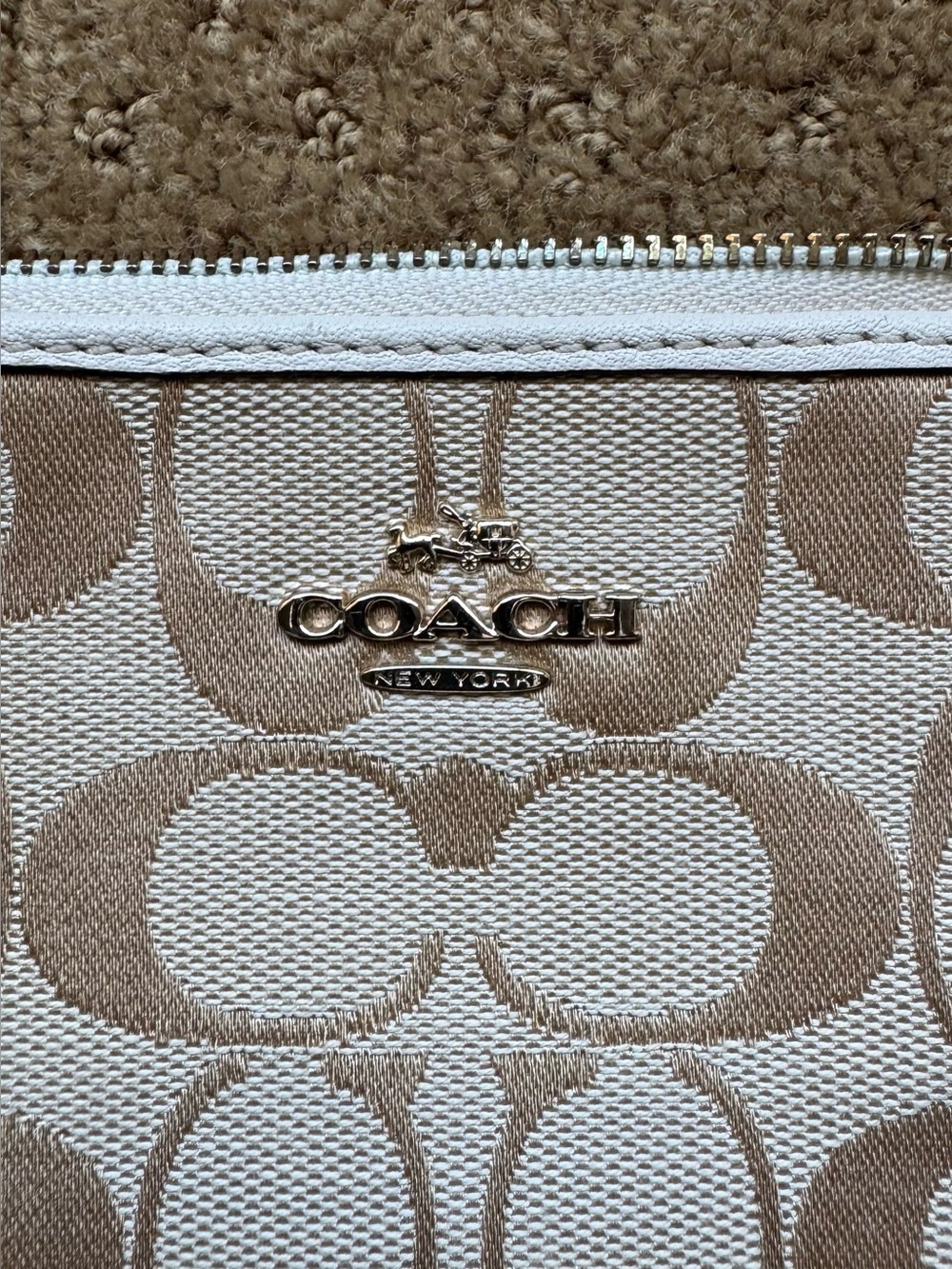 Coach Signature Bag and Corner Zip Wristlet - Picture 10 of 12